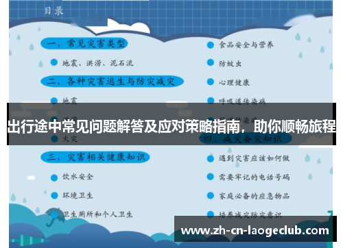 出行途中常见问题解答及应对策略指南，助你顺畅旅程